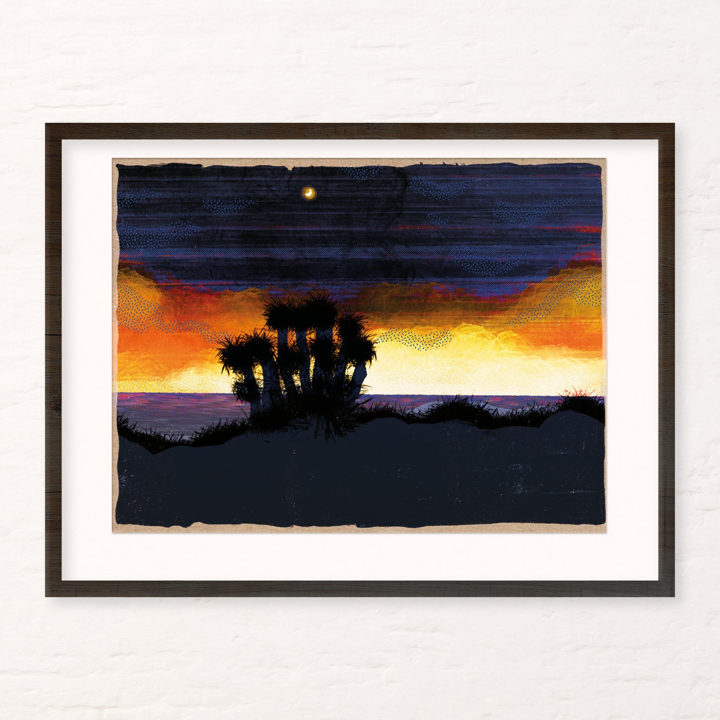 Beach Sunset Art Print