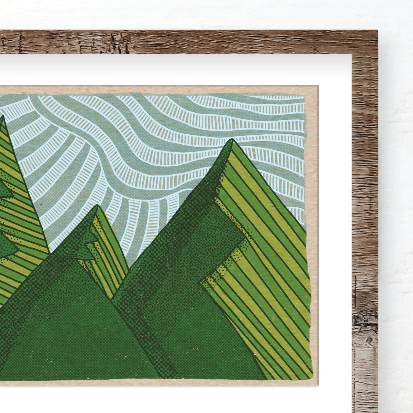 Mountain View Panoramic Art Print