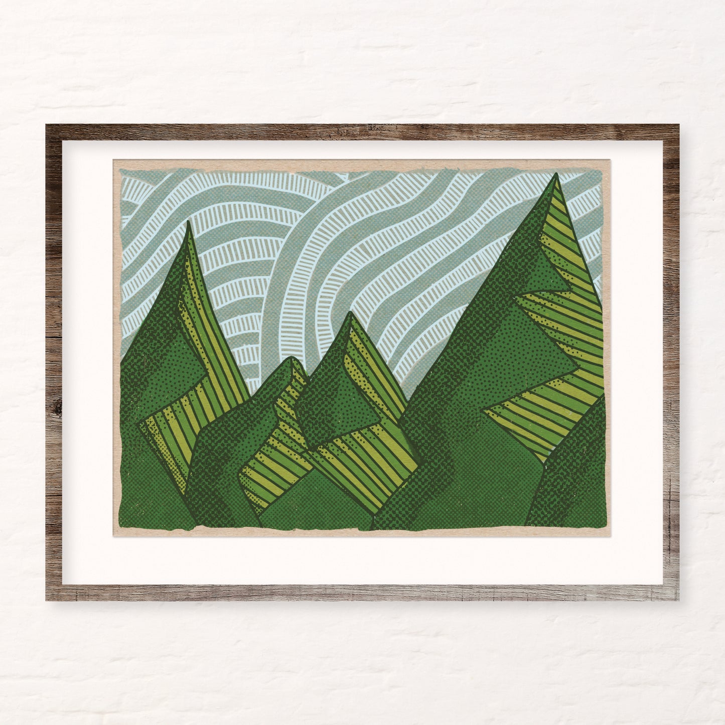 Mountain View Art Print