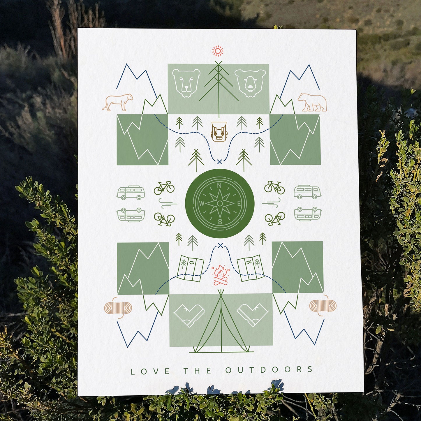 Love the Outdoors – Art Print