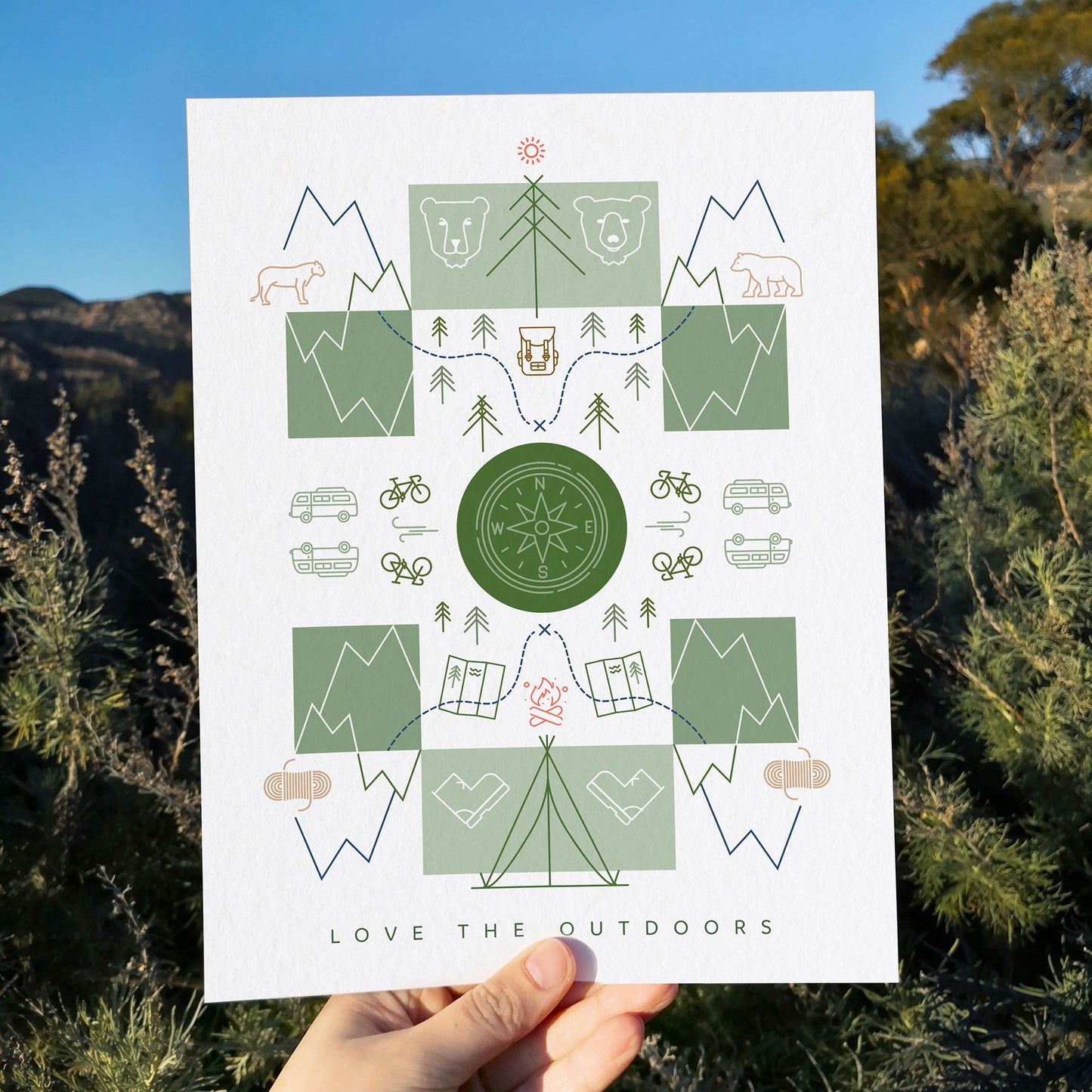 Love the Outdoors – Art Print