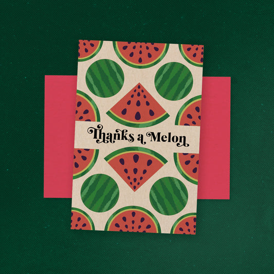 Thanks a Melon – Thank You Card