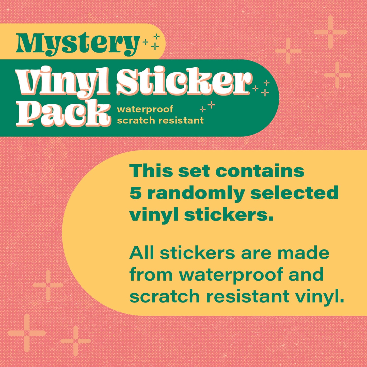 Vinyl Stickers Mystery Bag (5 Stickers)