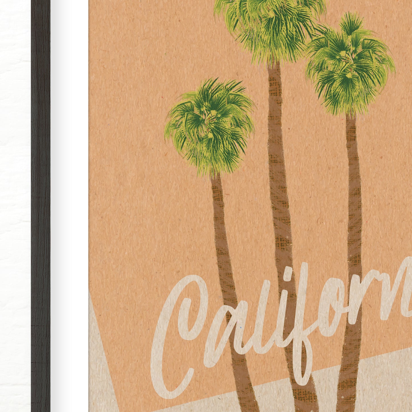California Palm Trees Art Print