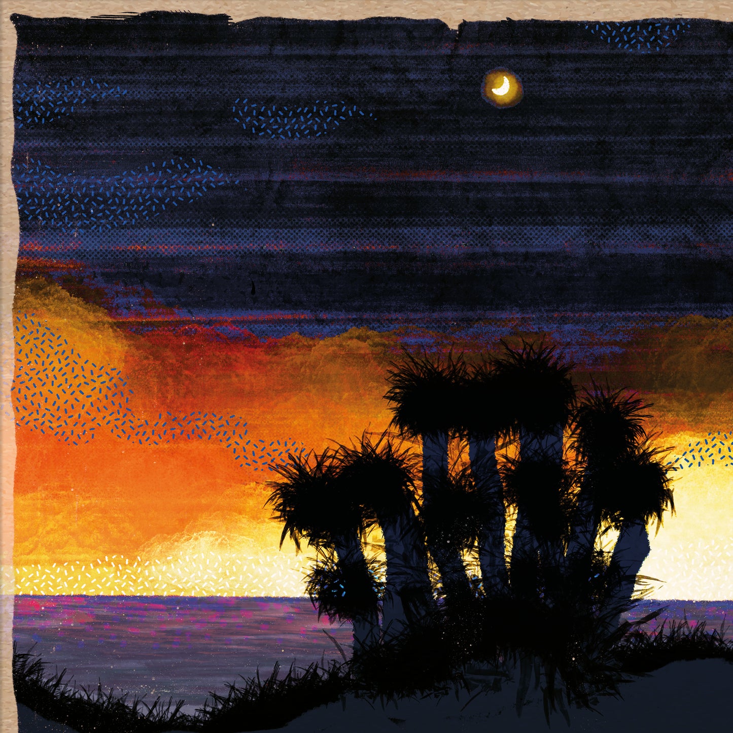 Beach Sunset Art Print