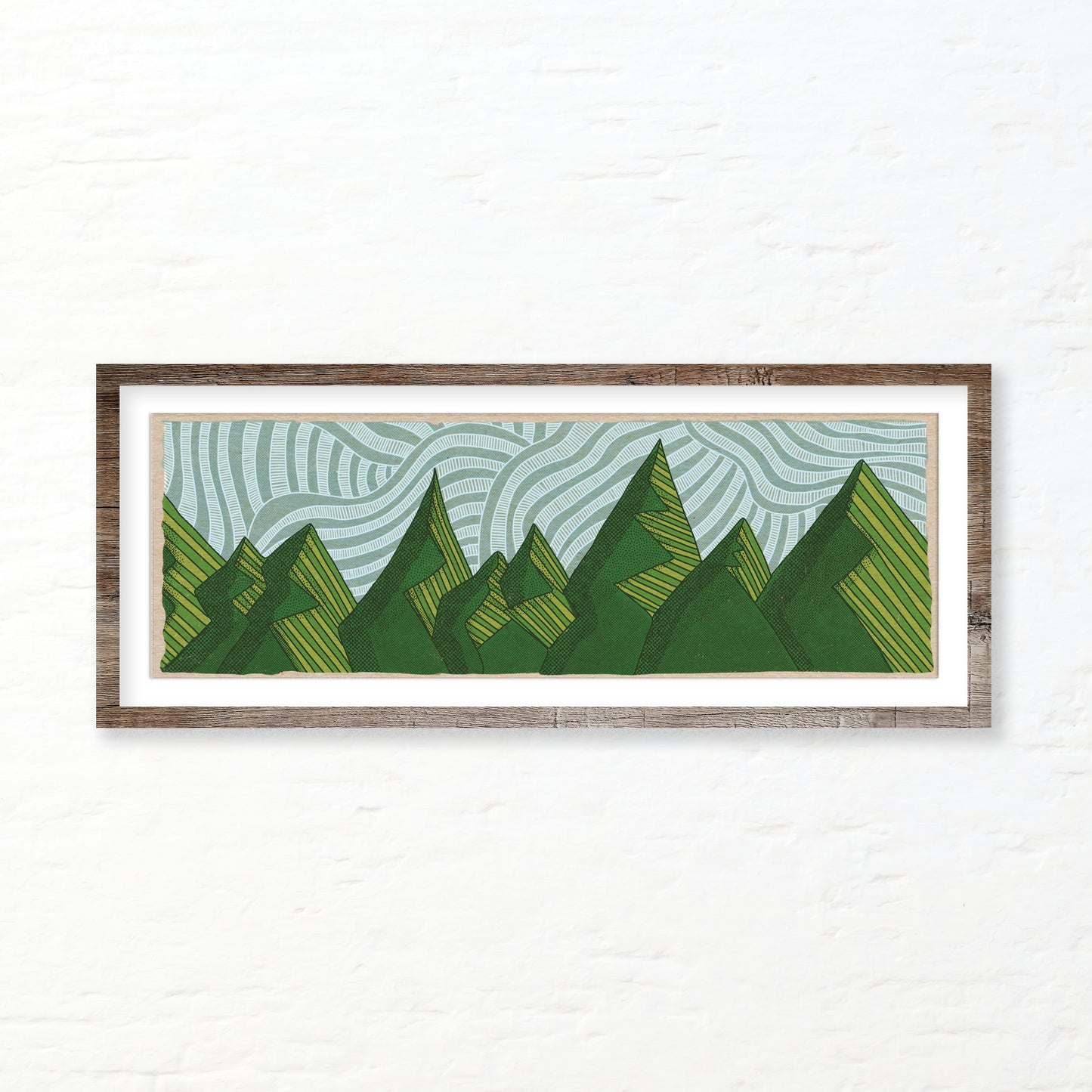 Mountain View Panoramic Art Print