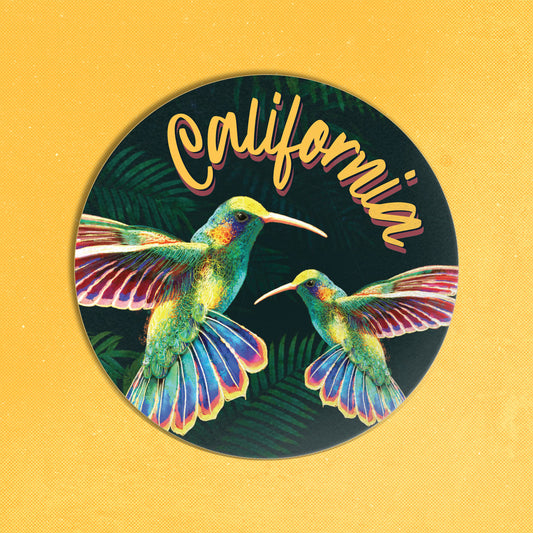 California Hummingbird Sticker