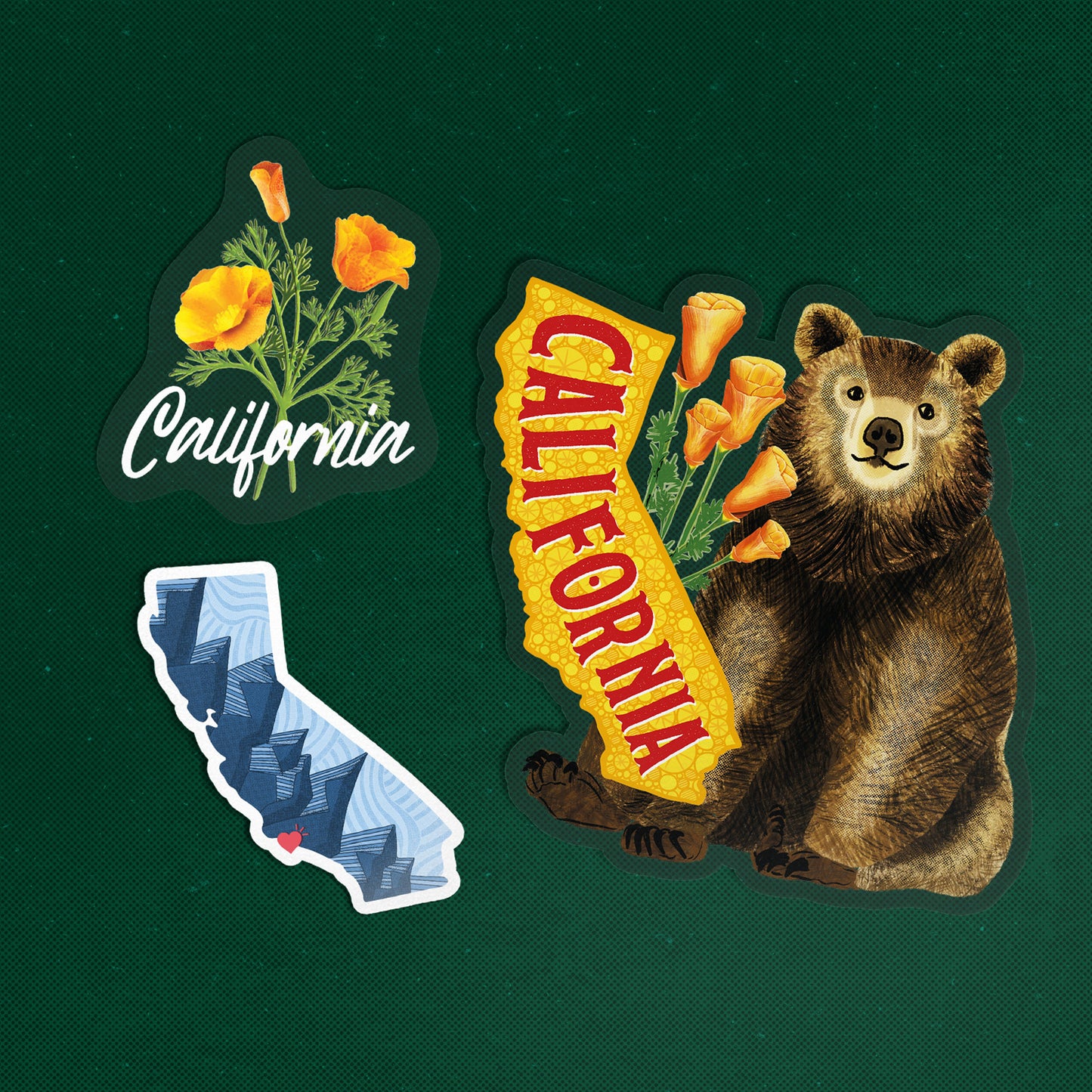 California Sticker Set