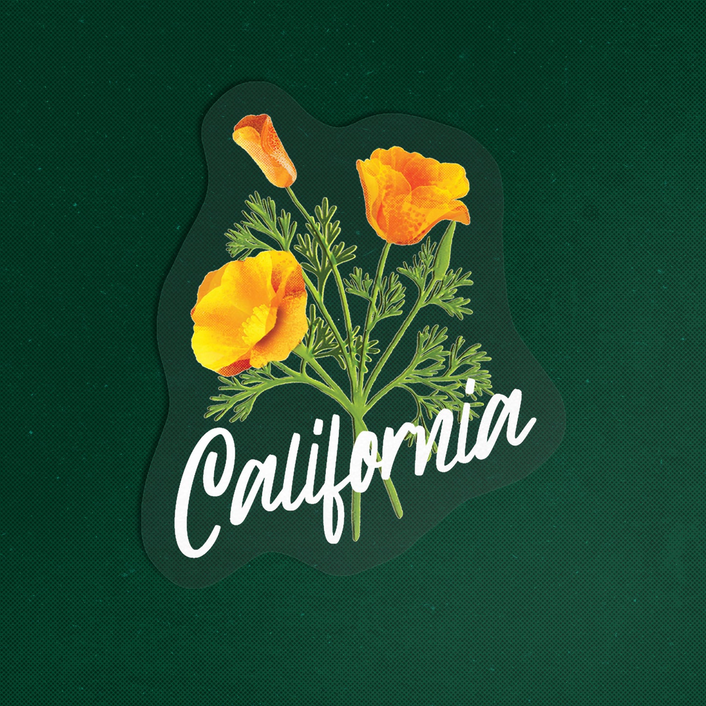 California Poppies Sticker