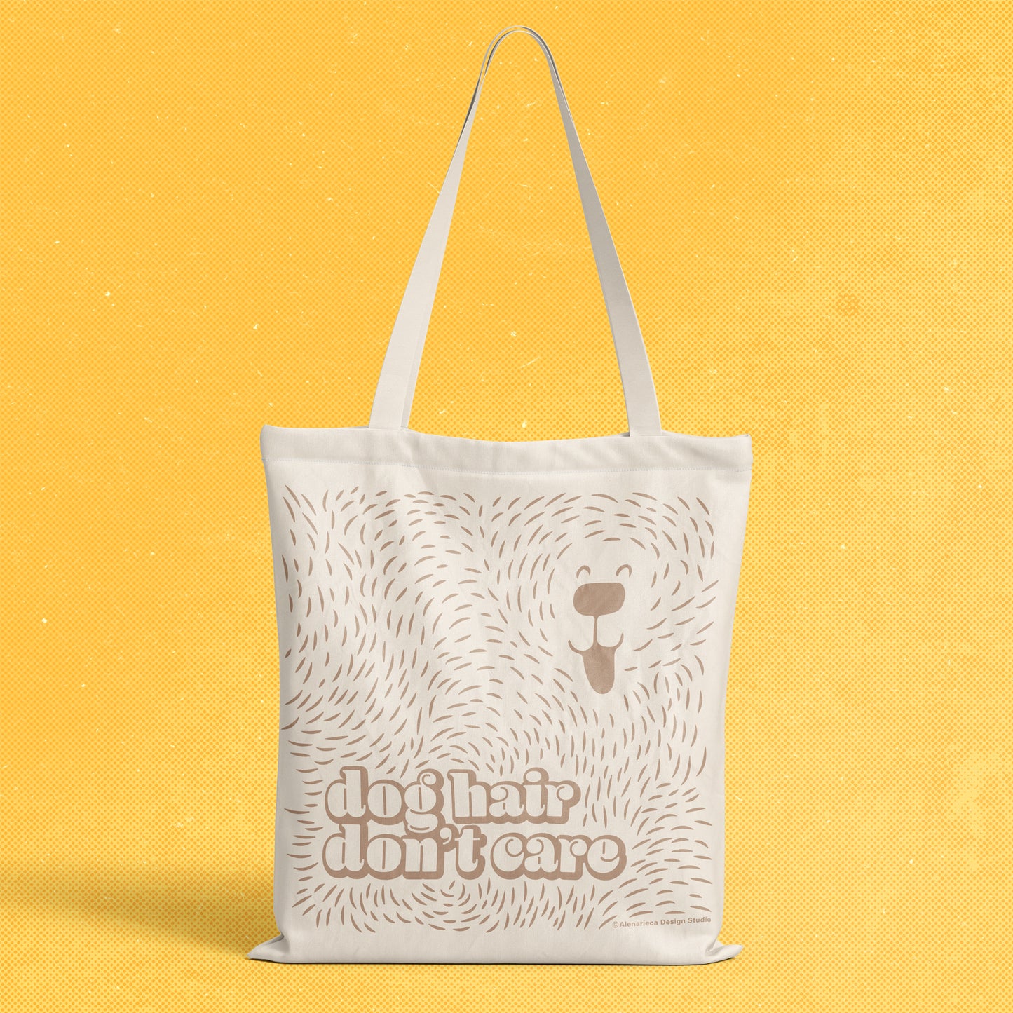 Dog Hair, Don't Care – Canvas Tote Bag
