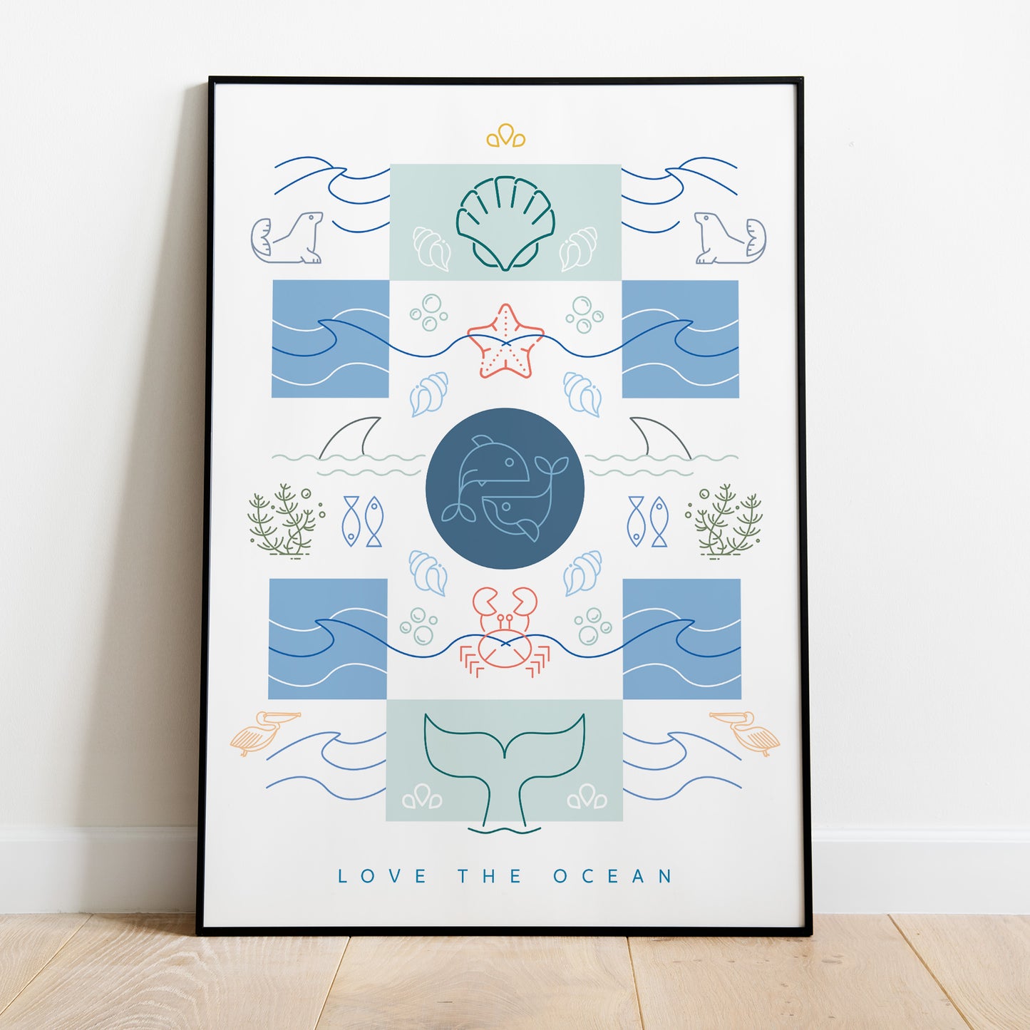 Love the Ocean – Art Print