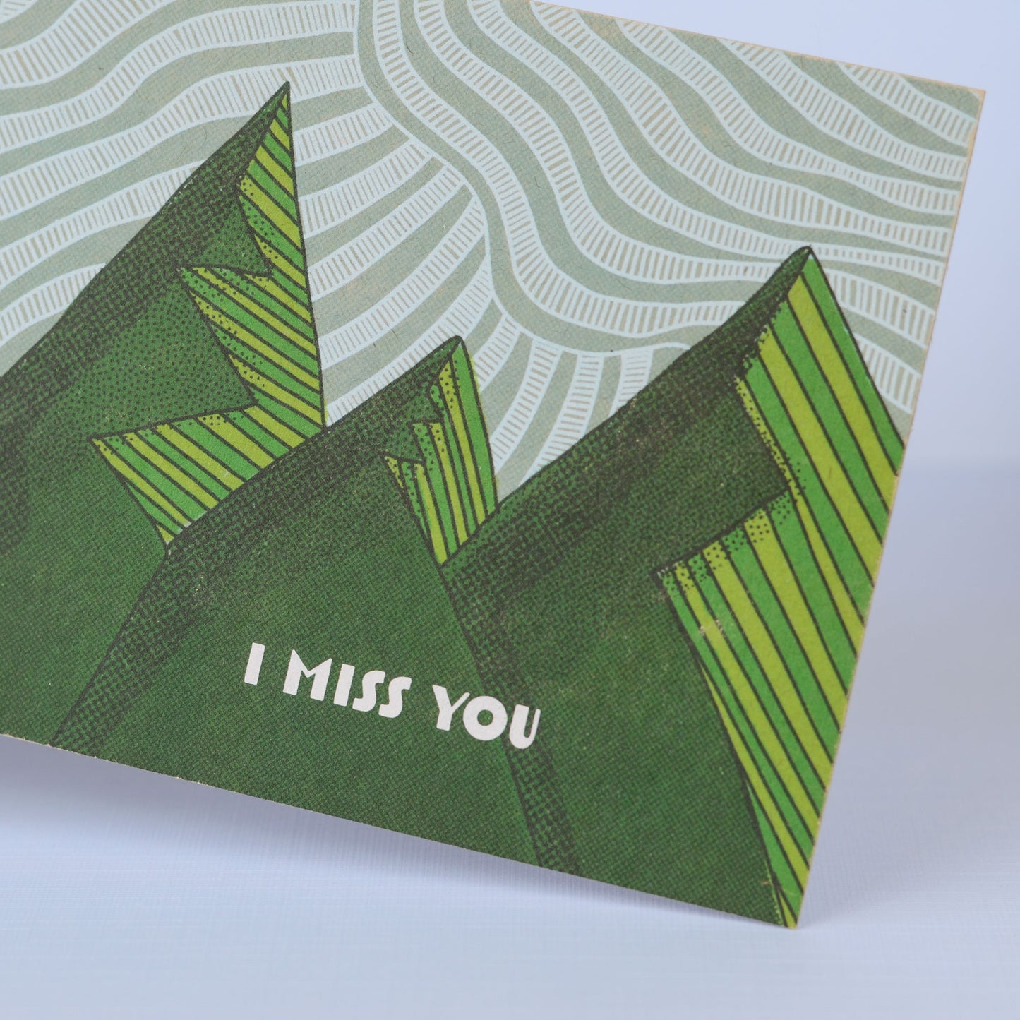 Miss You Card - Mountains