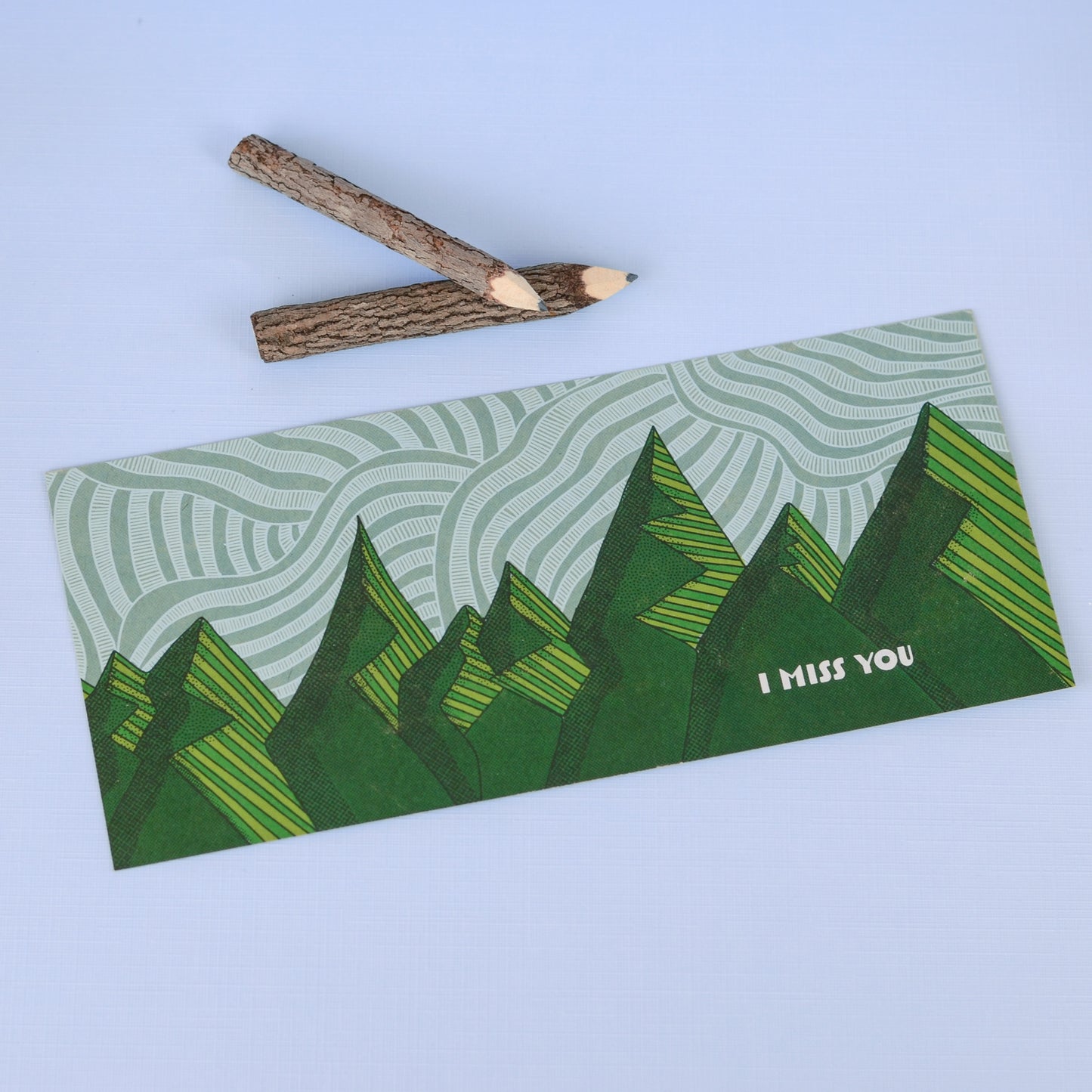 Miss You Card - Mountains