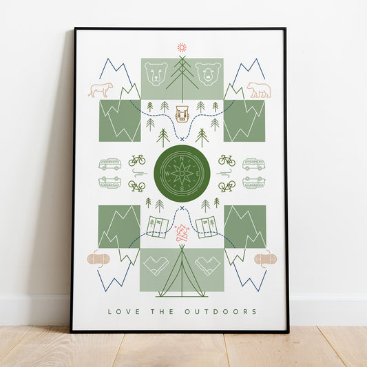 Love the Outdoors – Art Print