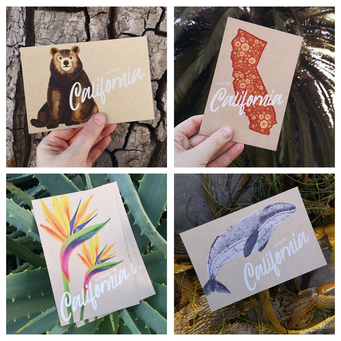 California Postcards – Set of 10