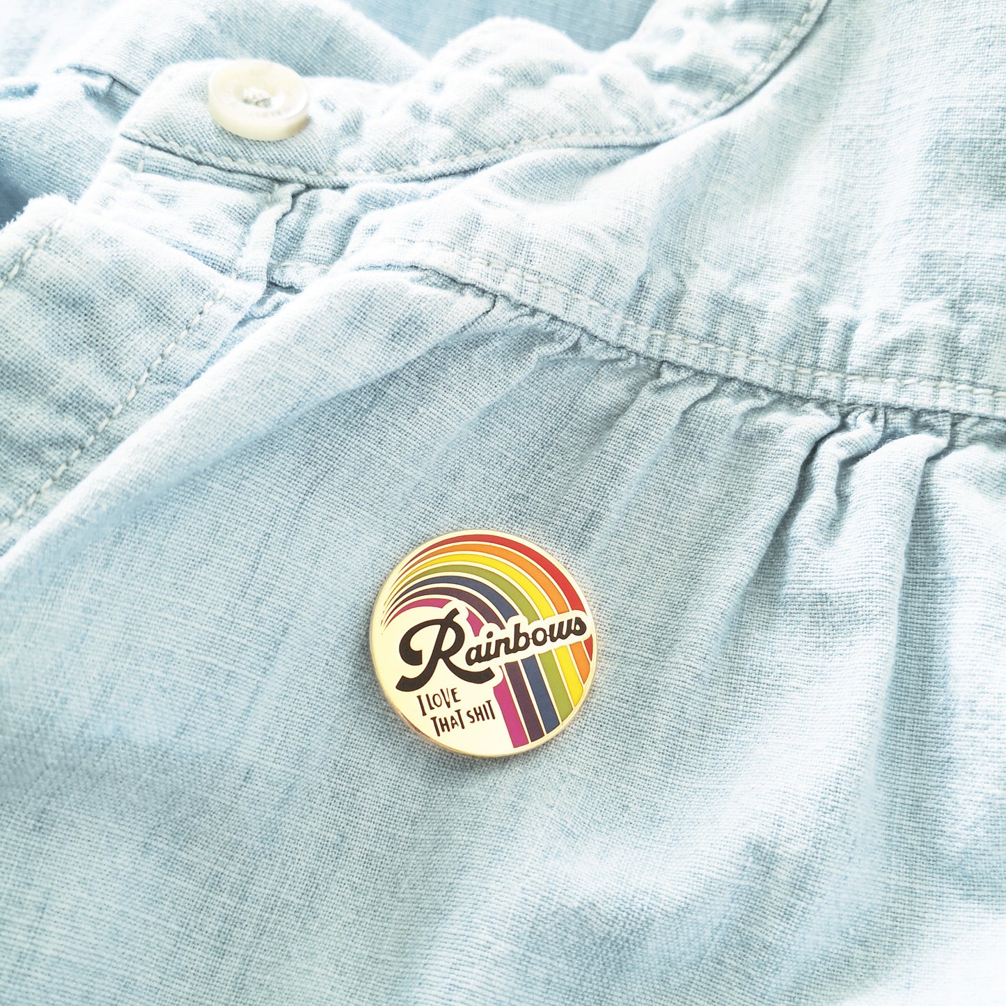 Rainbow Enamel Pin