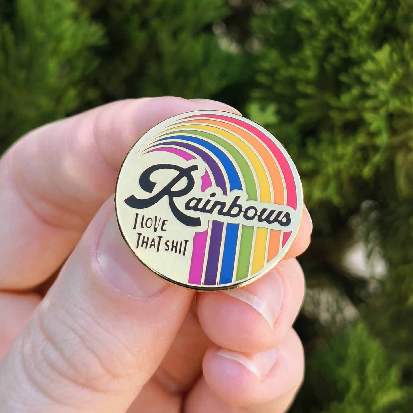 Rainbow Enamel Pin