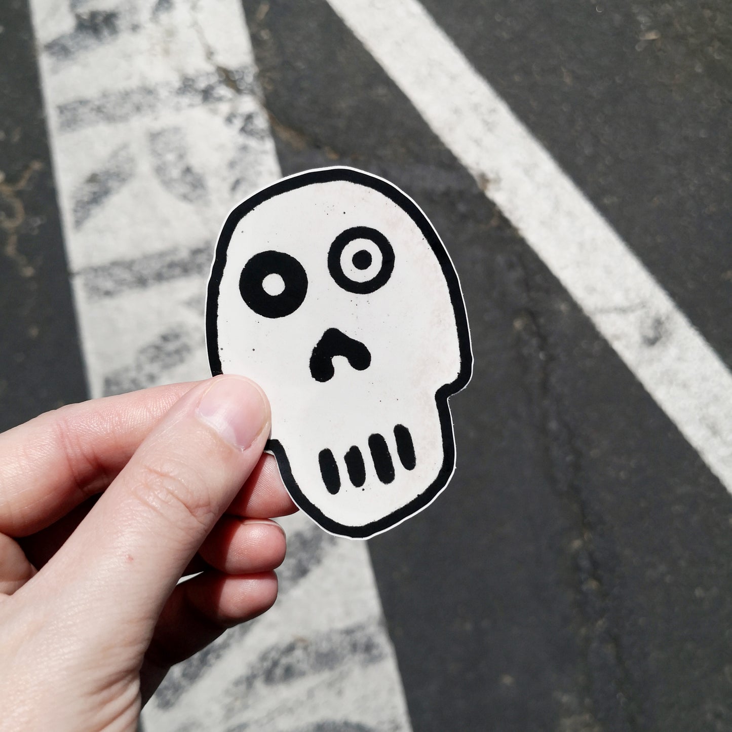 Skull Bone Sticker