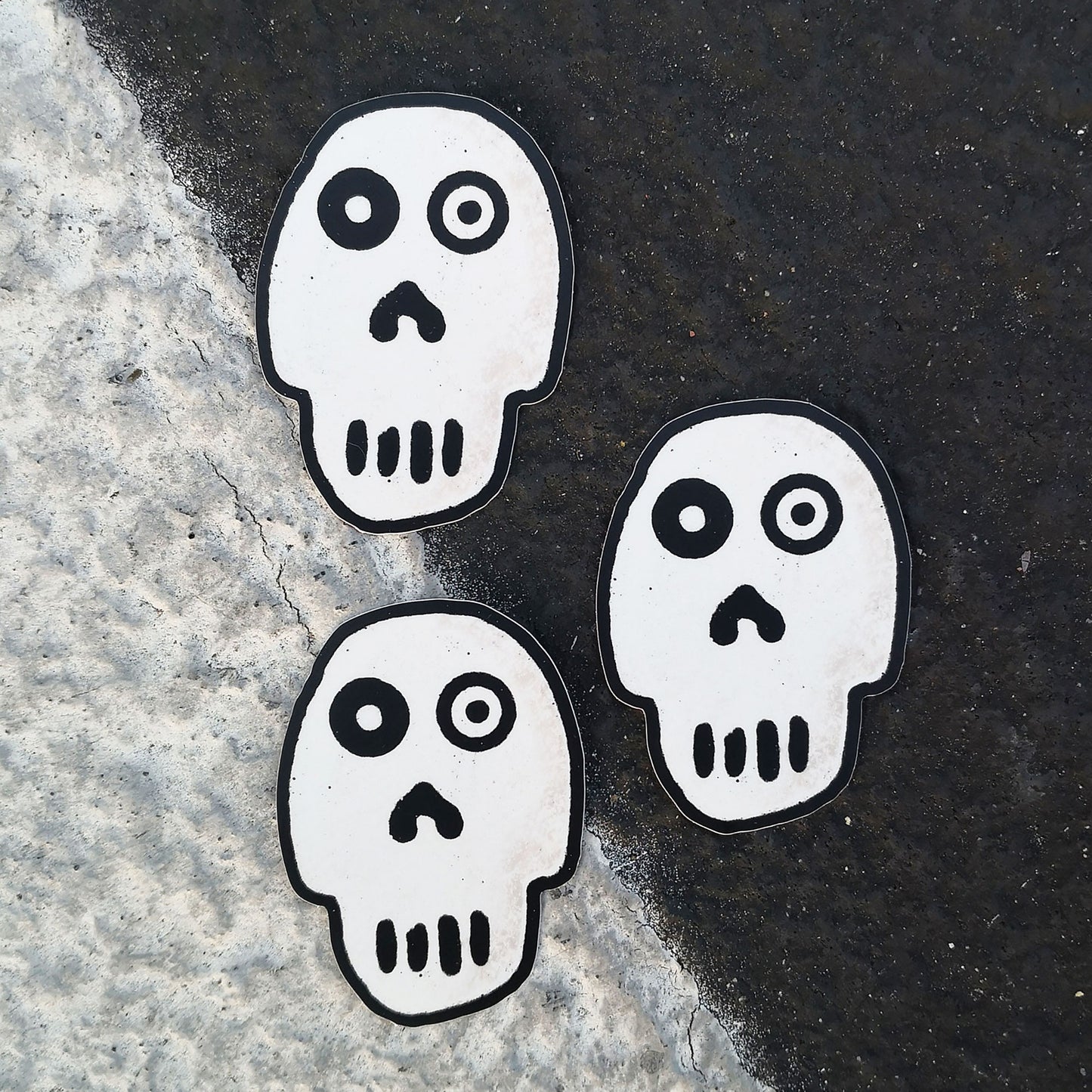 Skull Bone Sticker